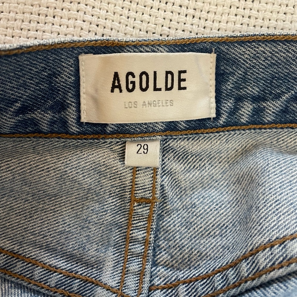 Agolde Cherie High Rise Straight Jeans Size 29 - Picture 12 of 13